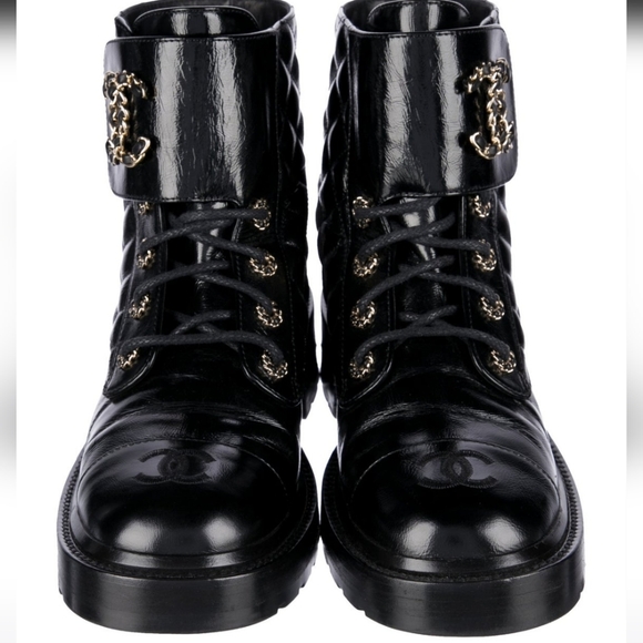 Chanel Biker Moto Boots - Picture 10 of 11